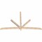 Ekena Millwork Alberta Smooth Timber Gable Bracket, Douglas Fir, 108"W x 68"H x 3 1/2"D x 3 1/2"F, 15/12 Pitch GBW108X68X0404ALB00SDF - alternate 4